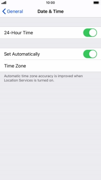 Press the Home key to return to the home screen.