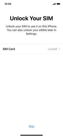 Press SIM Card.