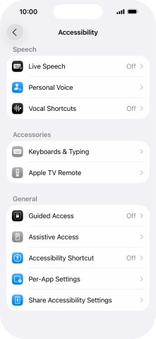 Press the required category below 