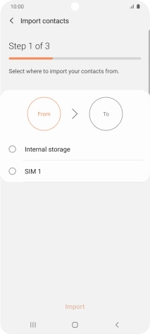 Press the name of the SIM.