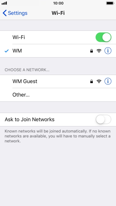 Press the Home key to return to the home screen.