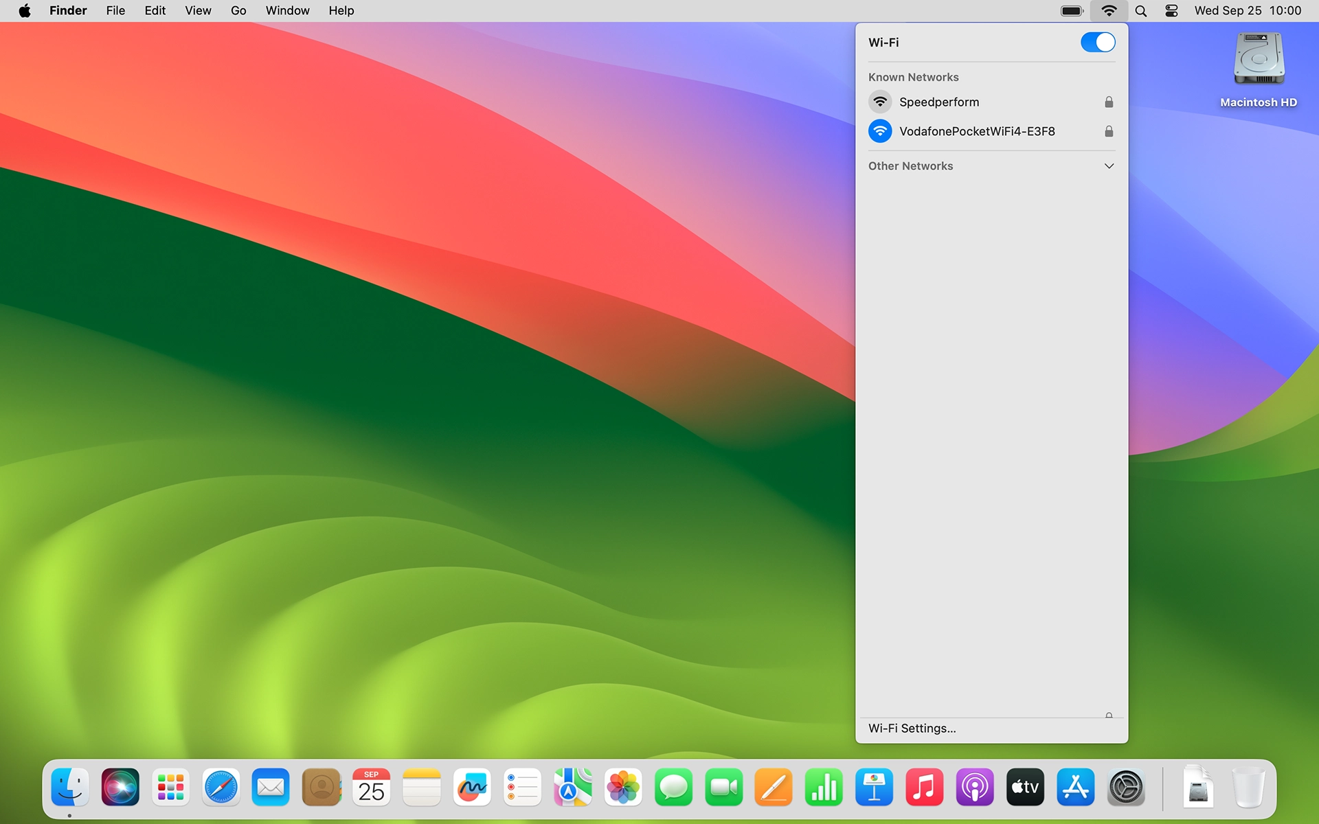 Click Wi-Fi Settings....