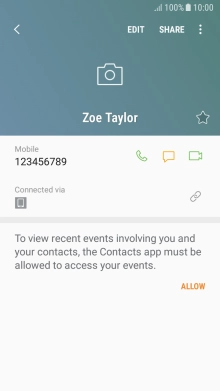Press the Home key to return to the home screen.