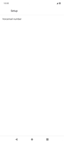 Press Voicemail number.