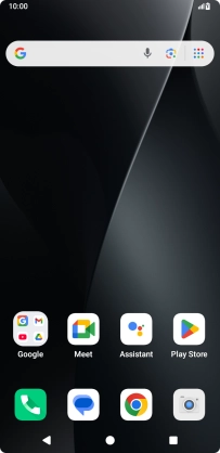 When the battery charging icon is displayed, the battery is charging.