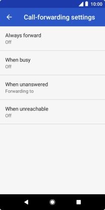 Press the Home key to return to the home screen.