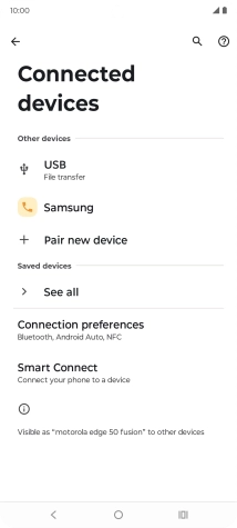 Press the Home key to return to the home screen.