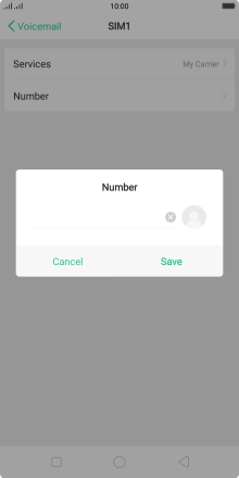 Key in +61414121121 and press Save.