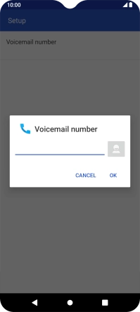 Key in +61414121121 and press OK.