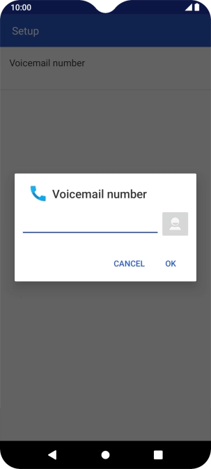 Key in +61414121121 and press OK.