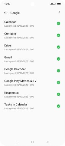 Press the Home key to return to the home screen.