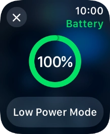 Press Low Power Mode.