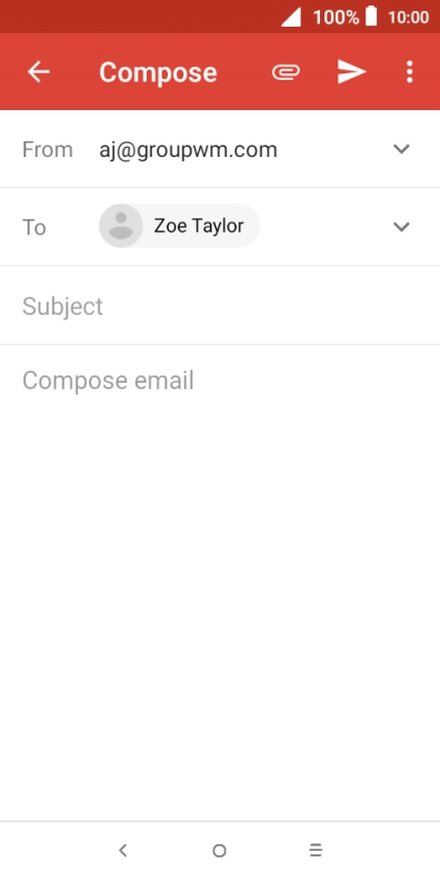 Press Subject and key in the required subject.