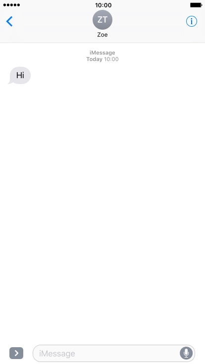 Press the Home key to return to the home screen.