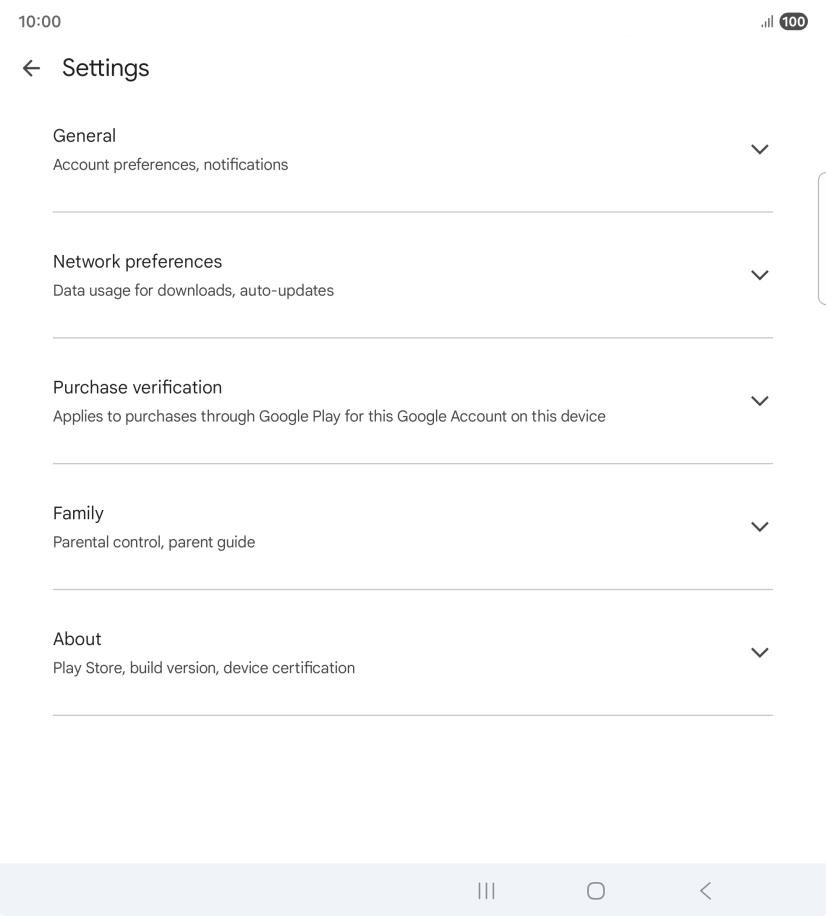 Press Network preferences.
