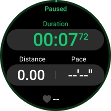 Slide your finger right on the screen.