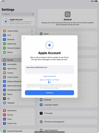 Press Continue. Press Continue.