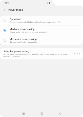 Press the Home key to return to the home screen.