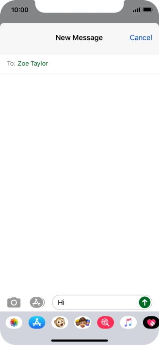 Press the picture icon.