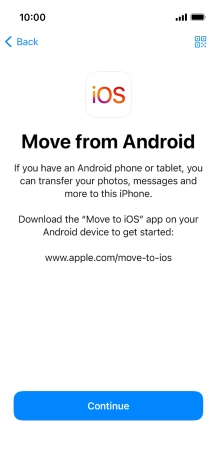 To transfer content to your phone, you need to install the app 