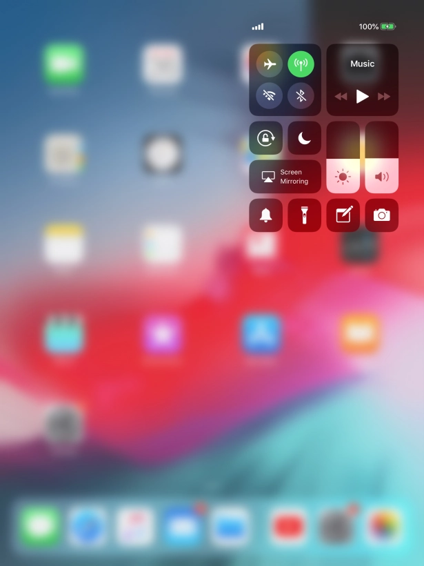 Press the sound mode icon to turn silent mode on or off.