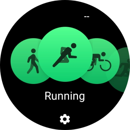 Press the settings icon.