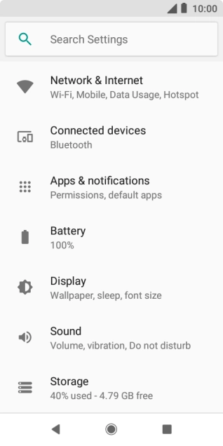 Press Apps & notifications.