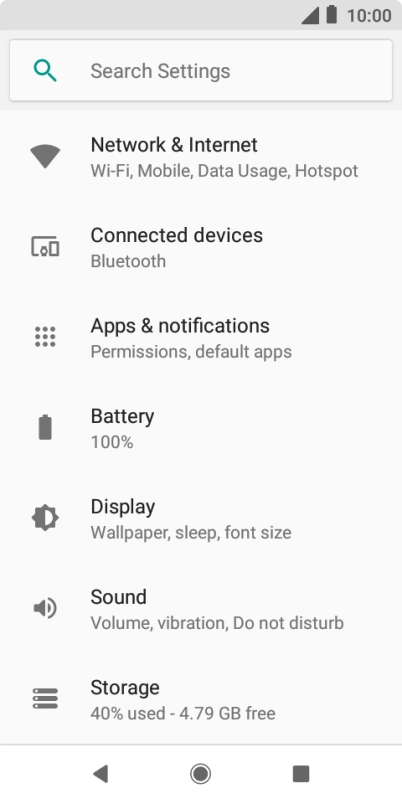Press Apps & notifications.