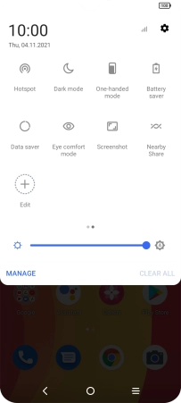 Press Battery saver to turn on the function.