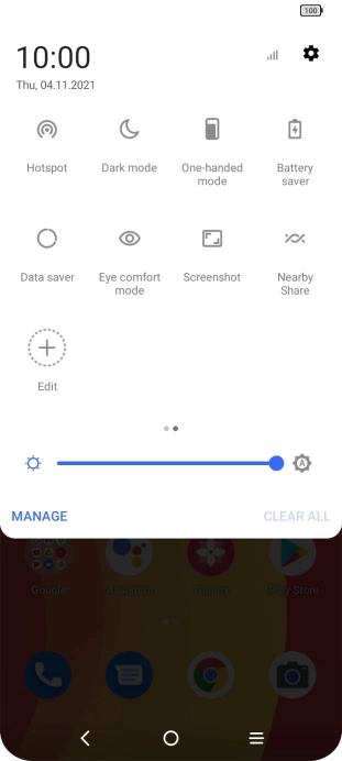 Press Battery saver to turn on the function.