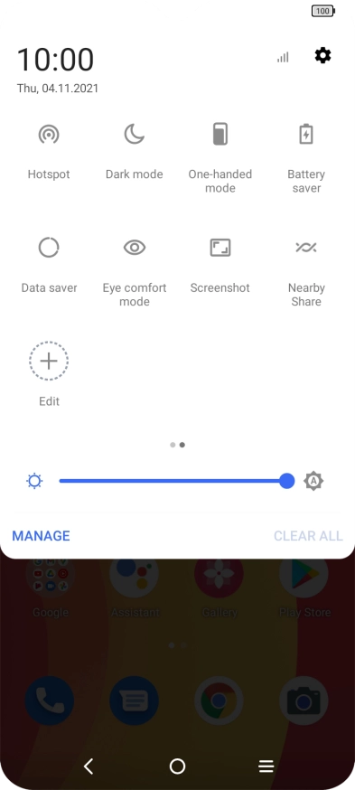 Press Battery saver to turn on the function.