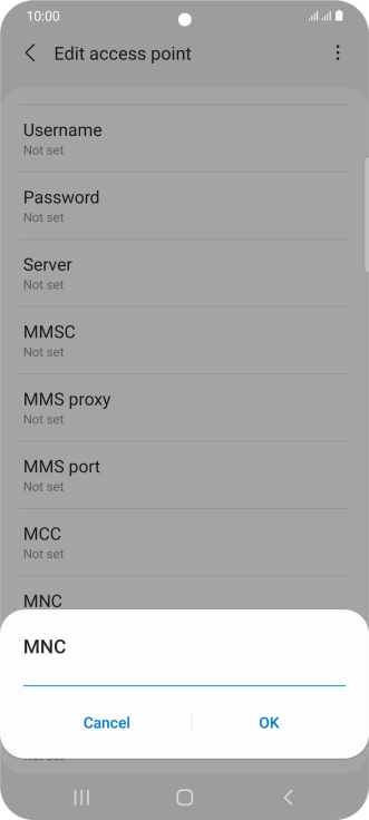 Key in 03 and press OK. Key in 03 and press OK.