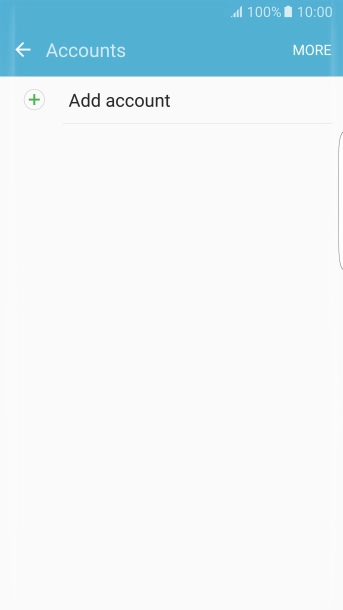 Press Add account.