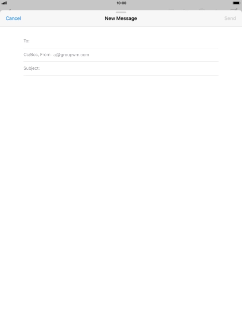 Press To: and key in the first letters of the recipient's name. Press To: and key in the first letters of the recipient's name.