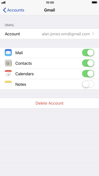 Press the Home key to return to the home screen.
