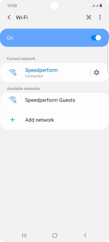 Press the Home key to return to the home screen.