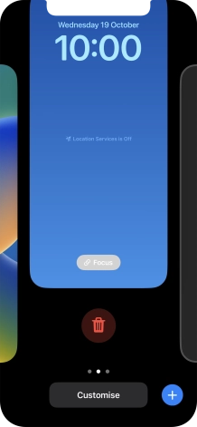 Press the delete icon.