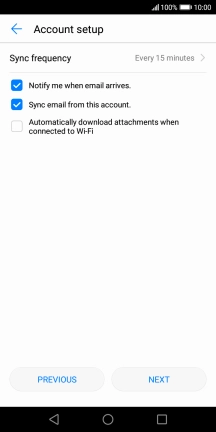 Press Sync frequency.