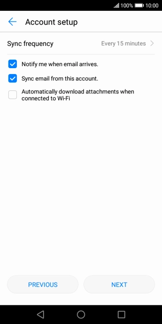 Press Sync frequency.