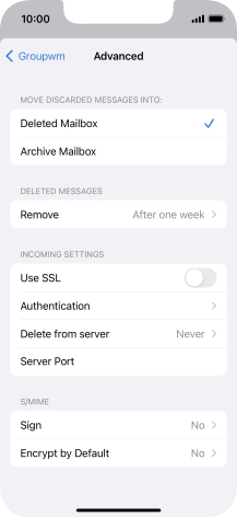 Press Authentication.