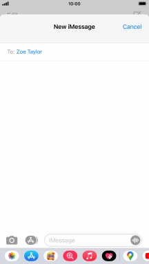You can also send pictures, video clips, audio files and different effects in your iMessage. Follow the instructions on the screen to send your iMessage with the required content.