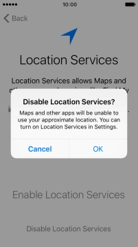 If you turn off the function, press OK.