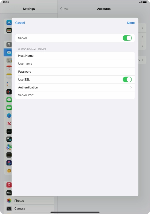 Press the indicator next to Press the indicator next to