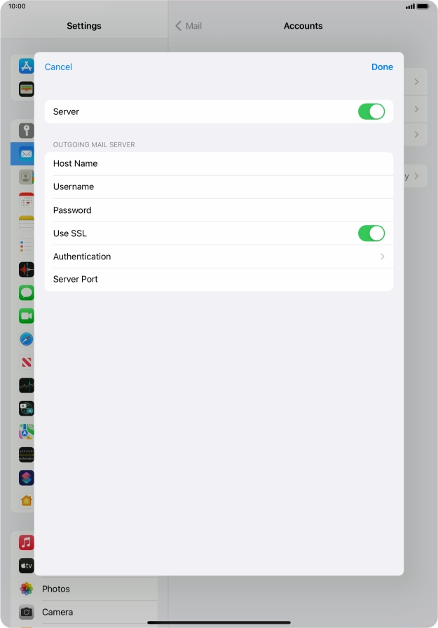 Press the indicator next to Press the indicator next to