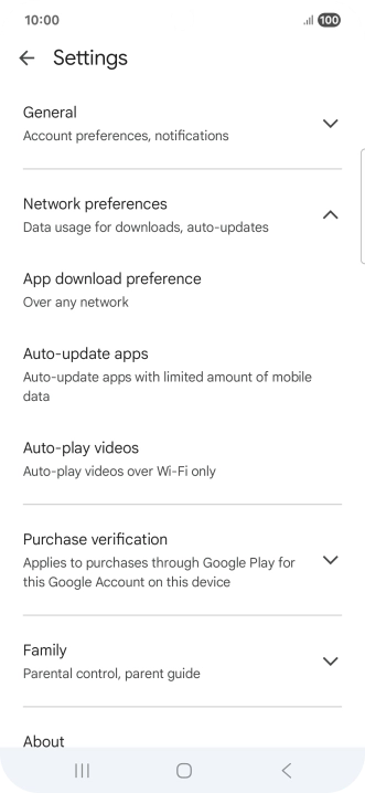 Press Auto-update apps. Press Auto-update apps.
