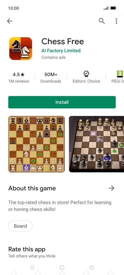 Press the Home key to return to the home screen.