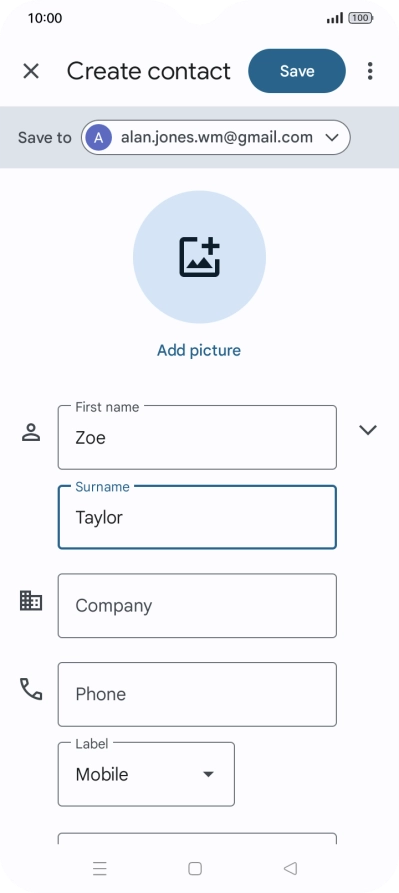 Press Phone and key in the required phone number.