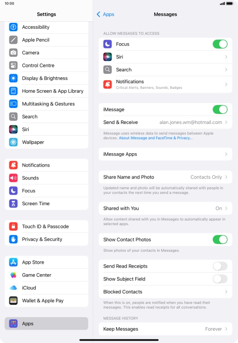 Slide your finger upwards starting from the bottom of the screen to return to the home screen.