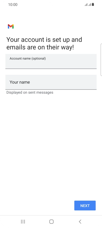 Press the field below 