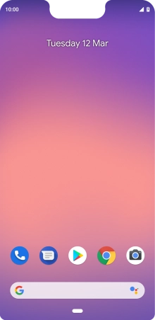 When the battery charging icon is displayed, the battery is charging.